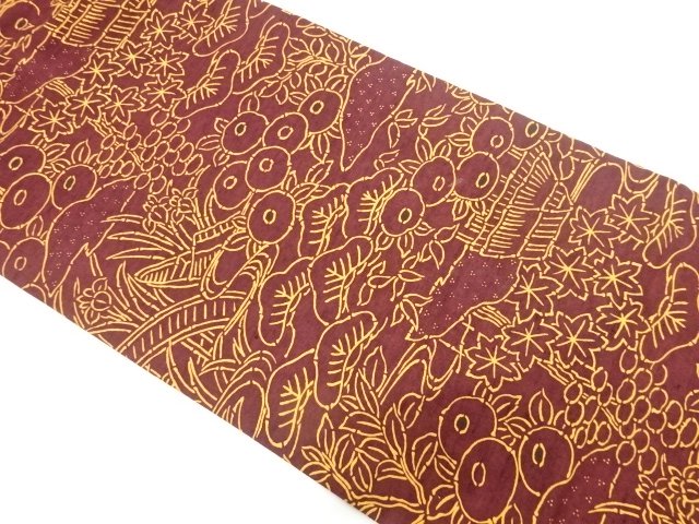JAPANESE KIMONO / YASHIKI / CHRYSANTHEMUM / KASAMATSU / MAPLE PATTERNS